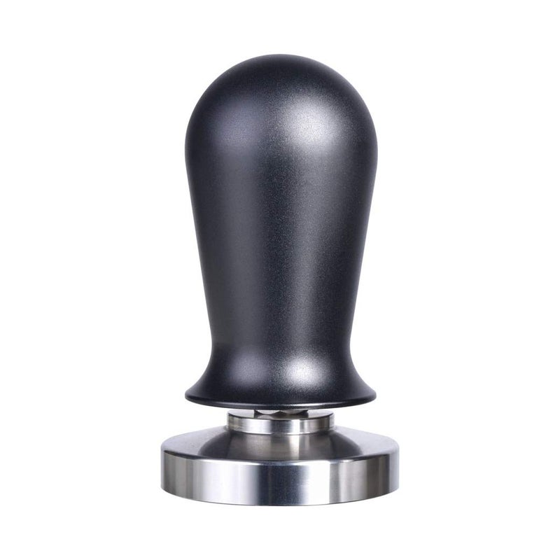 MATOW 53mm Calibrated Espresso Tamper  Calibrated Coffee Tamper with Spring Loaded Anodized Aluminum Handle Stainless Steel Flat Base  Professional Espresso Hand Tamper - Image 1